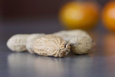 Close-up of bread on table