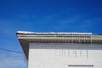 Low angle view of building against sky