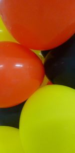 Close-up of multi colored balloons