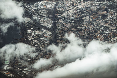 Aerial view of cityscape