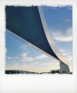 Low angle view of bridge against sky