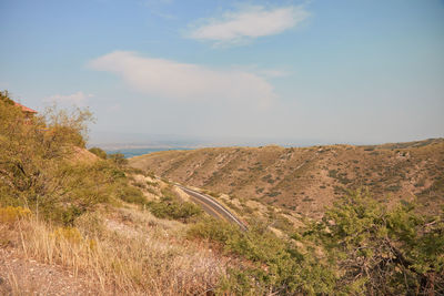 Scenic view of landscape against sky