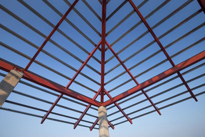 Low angle view of skylight against sky