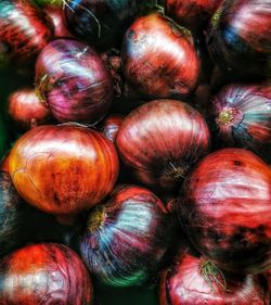 Full frame shot of strawberries