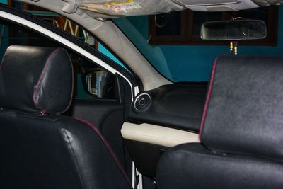 Interior of bus