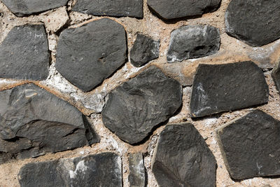 Full frame shot of stone wall