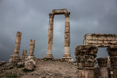 Old ruins against sky