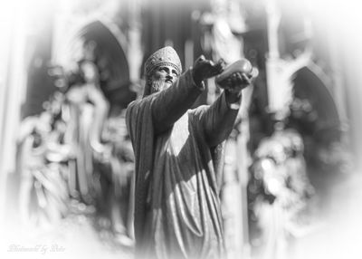 Woman looking at camera