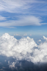 Low angle view of cloudy sky