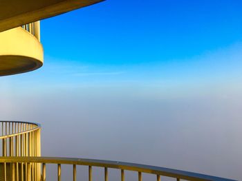 Low angle view of bridge against sky