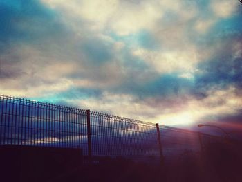 Low angle view of cloudy sky