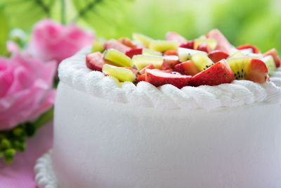 Close-up of cake