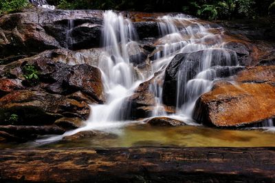 View of waterfall