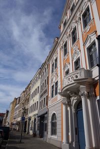 Low angle view of building against sky