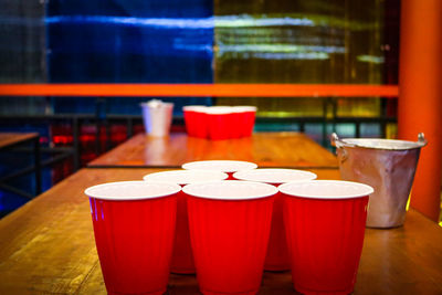 Close-up of drink on table