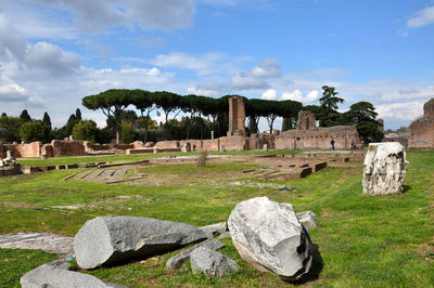 Roman forum, the place where iulius caesar where murdered. roma, italy