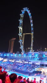 Ferris wheel at night