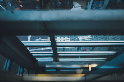 Train at railroad station