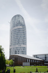 Low angle view of building against sky