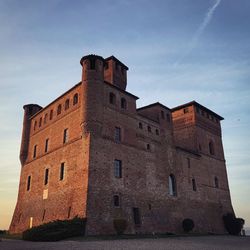 Low angle view of castle against sky