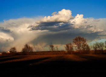 Scenic view of landscape against sky