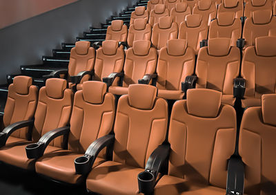 Empty seats in theater