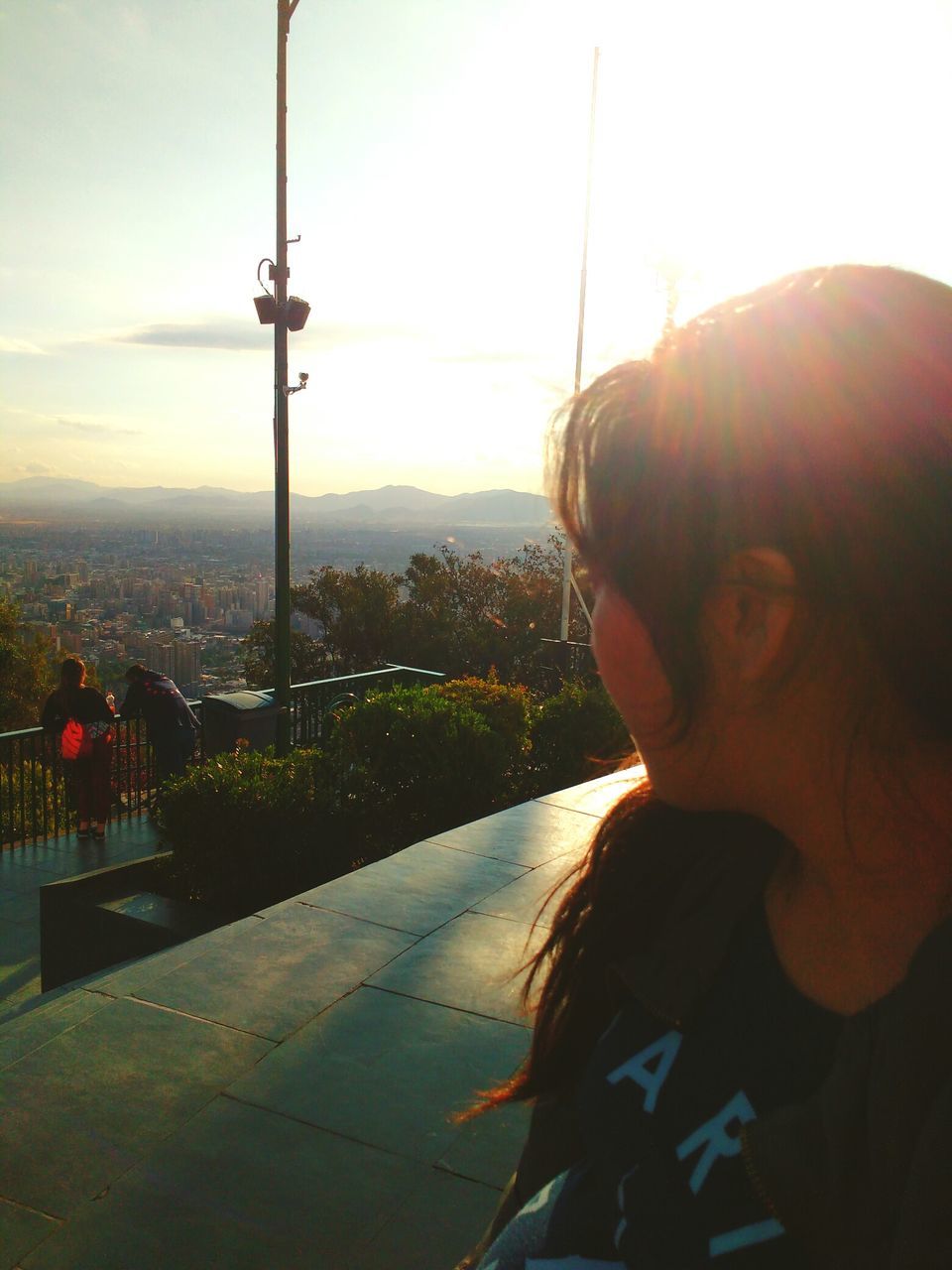 headshot, one person, sky, sunset, outdoors, day, close-up, people