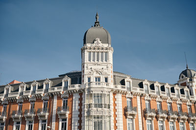 Low angle view of building against sky