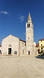 Historic building against blue sky