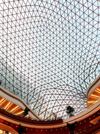 Mall architecture roof structure