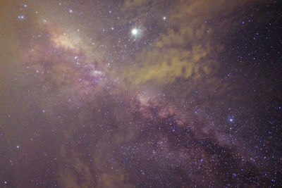 Full frame shot of star field at night