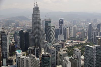 Aerial view of a city