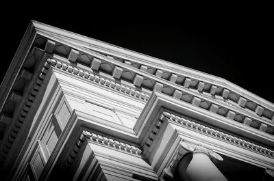 Low angle view of ceiling against the sky