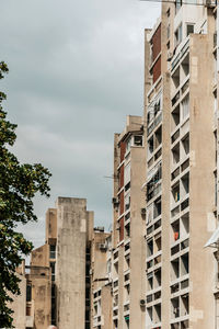 Brutalist concrete architecture of buildings in split 3 or trstenik neighborhood in split, croatia