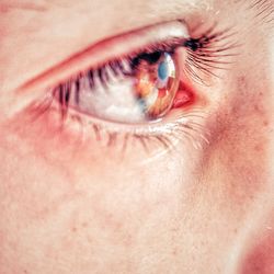 Close-up of human eye