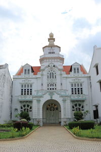 Low angle view of building against sky