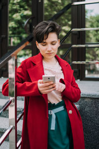 Social media, influencer, technology, youth millennial people concept. young brunette girl 