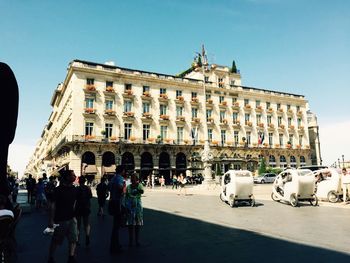 Low angle view of historical building