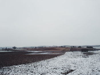 View of road against clear sky