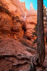 View of rock formations