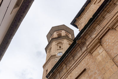 Bell tower of the jalón church , alicante, spain
