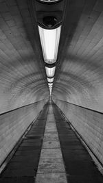 Low angle view of illuminated bridge