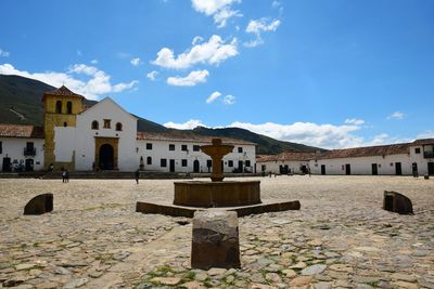 General plan of the villa de leyva square