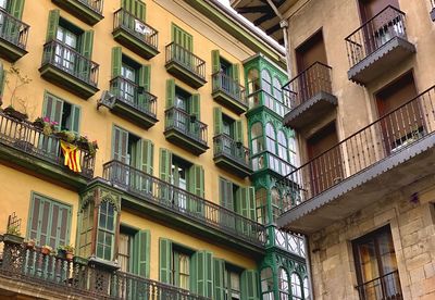 Low angle view of residential building