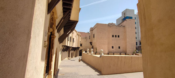 Buildings in the old  city of palace of the rais 