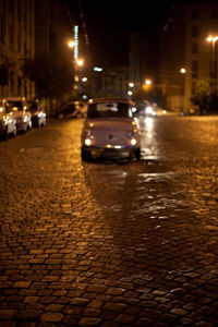 City street at night