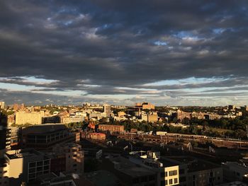 Cityscape against sky