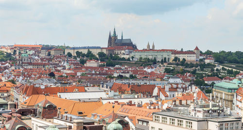 Cityscape against sky