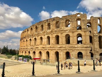 View of amphitheater eljem