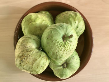 Close-up of fruits on table